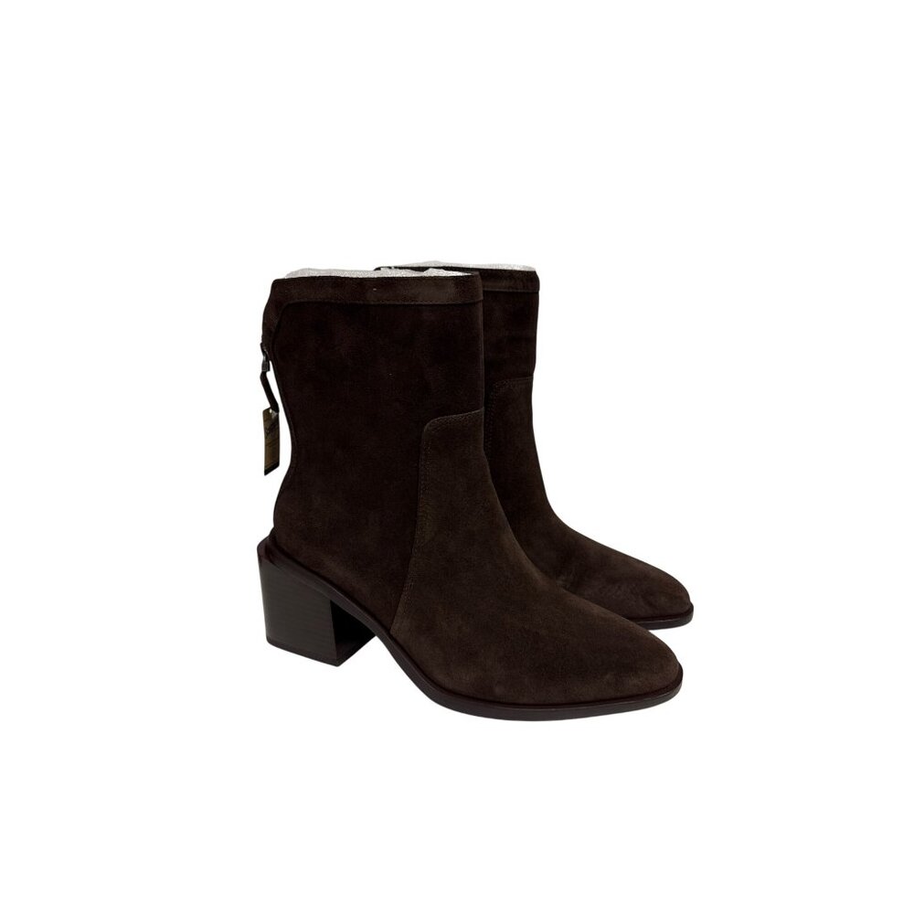 Vince Camuto Kortimy Women's Boots Water Repellent Mid Shaft Rootbeer Brown 9 9W - Picture 6 of 11